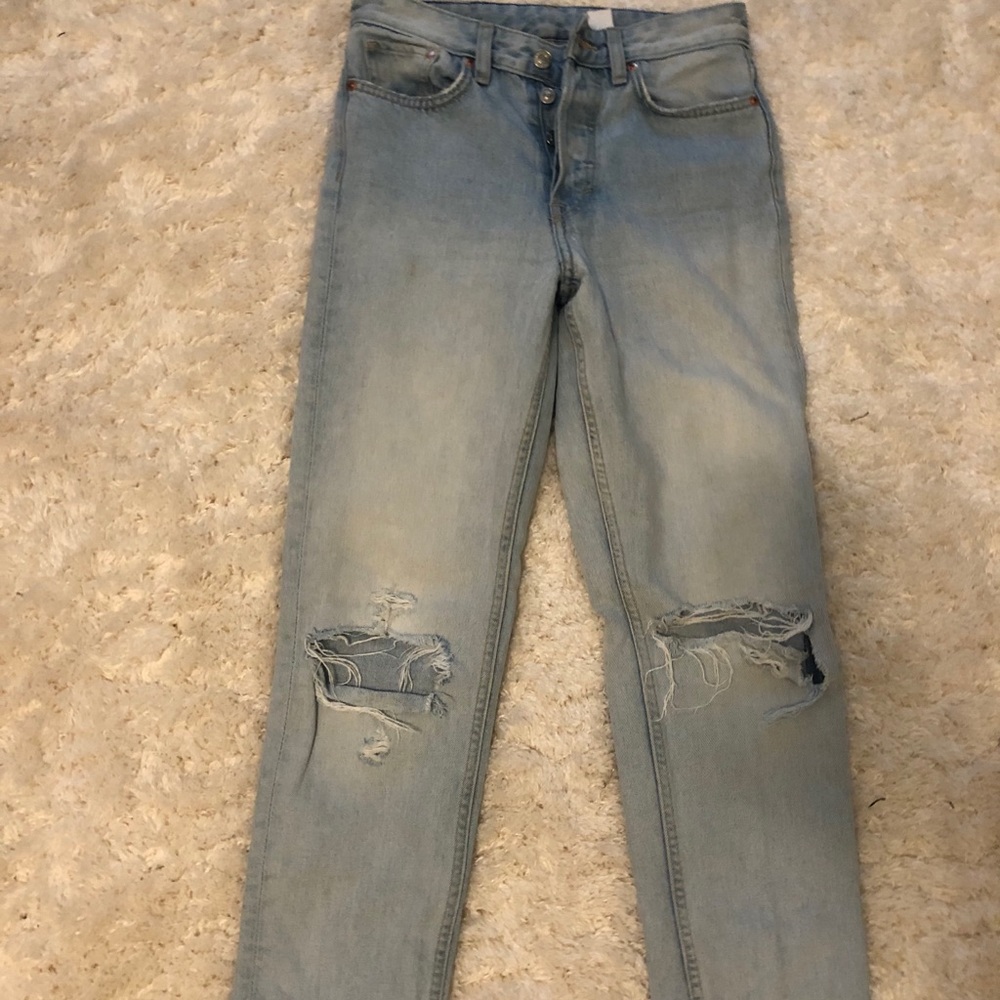 &DENIM High Waisted Mom Jeans